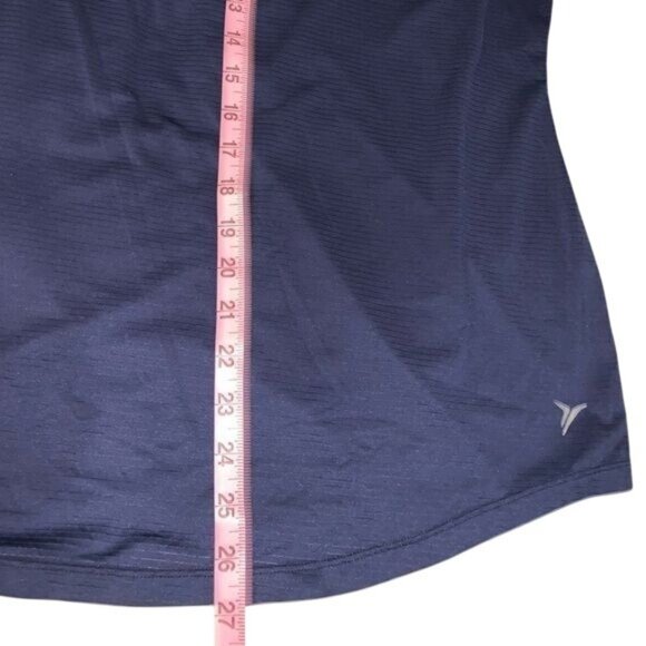 Old Navy Active Navy Semi-Fitted Racerback Tank Top Womens Size L - Picture 4 of 5